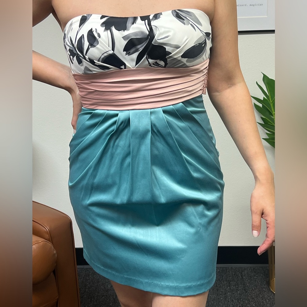 M Blue Mini Dress